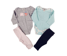Load image into Gallery viewer, BABY GIRL SIZE 6-9 MONTHS MIX N MATCH OUTFITS 4-PACK VGUC - Faith and Love Thrift