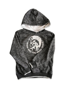 BOY SIZE SMALL (8-9 YEARS) DIESEL, SUPER SOFT PULLOVER HOODIE EUC - Faith and Love Thrift