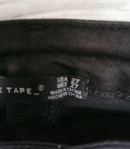 WOMENS SIZE 27 - Black Tape, Low-Rise, Black Skinny Jeans NWT - Faith and Love Thrift