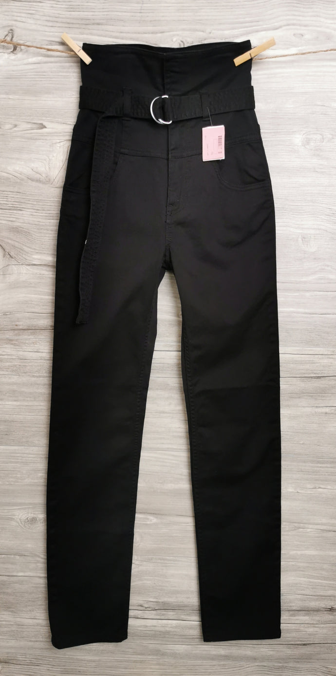 WOMENS SIZE 2 H&M Skinny, High-rise, Black Pants NWOT - Faith and Love Thrift
