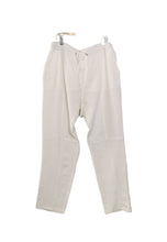 Load image into Gallery viewer, WOMENS SIZE LARGE - MELISSA NEPTON, Designer Fashion, Kloss, Off-White, Linen Pants NWT - Faith and Love Thrift