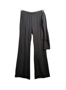 WOMENS SIZE SMALL - MELISSA NEPTON, Designer Fashion, CLYDE Black Wide Leg Trousers (Tall) NWT - Faith and Love Thrift