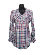 Load image into Gallery viewer, WOMENS SIZE SMALL - Motherhood Maternity, Soft Flannel Tunic EUC - Faith and Love Thrift
