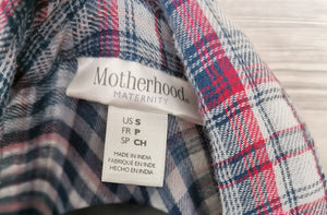 WOMENS SIZE SMALL - Motherhood Maternity, Soft Flannel Tunic EUC - Faith and Love Thrift