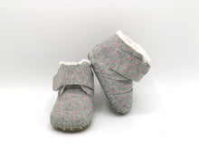 Load image into Gallery viewer, BABY GIRL SIZE 2 (0-6 MONTHS) - TOMS FALL / WINTER CRIB BOOTIES EUC - Faith and Love Thrift