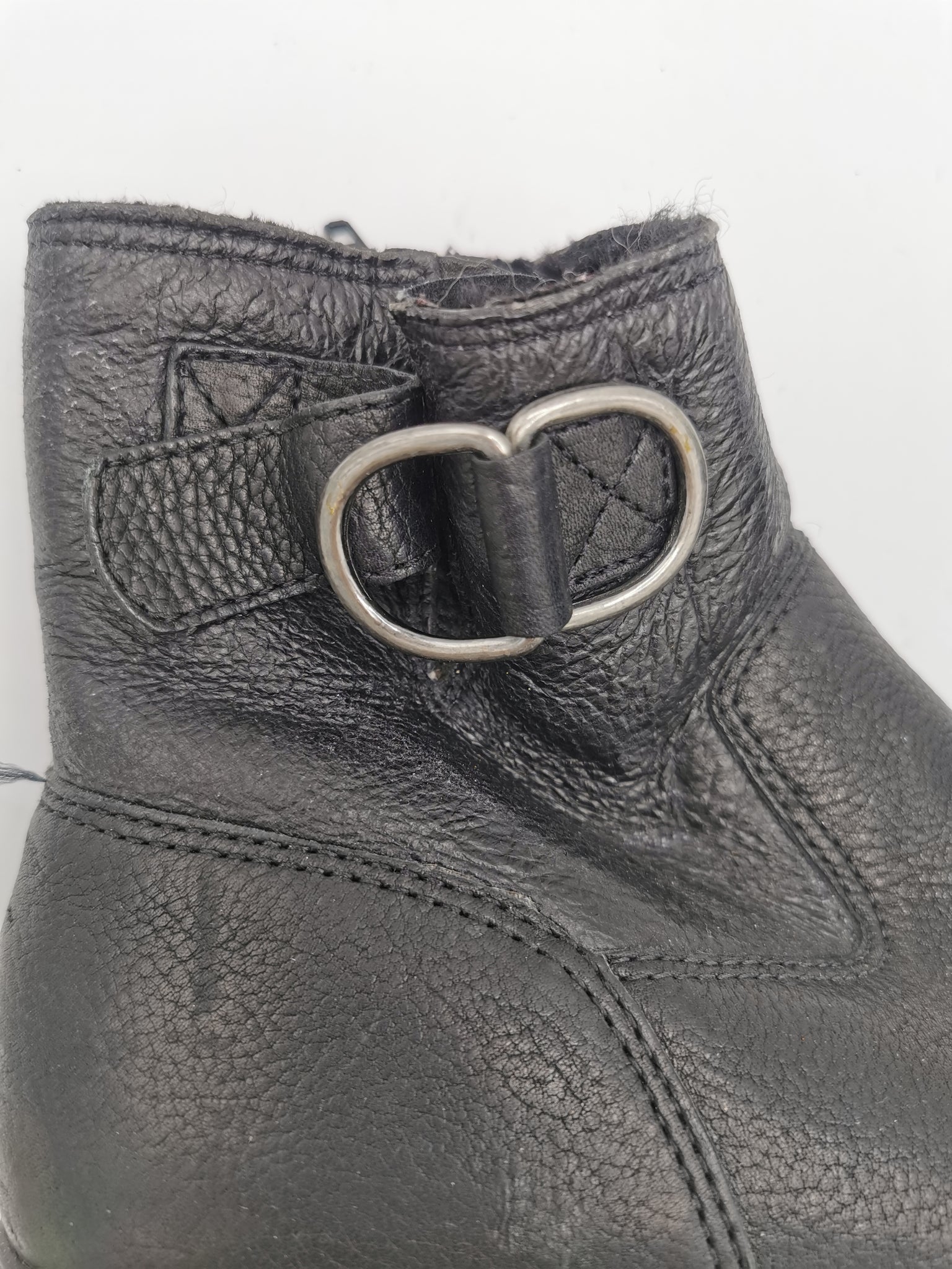 Ladies leather ankle boots size 7 shop
