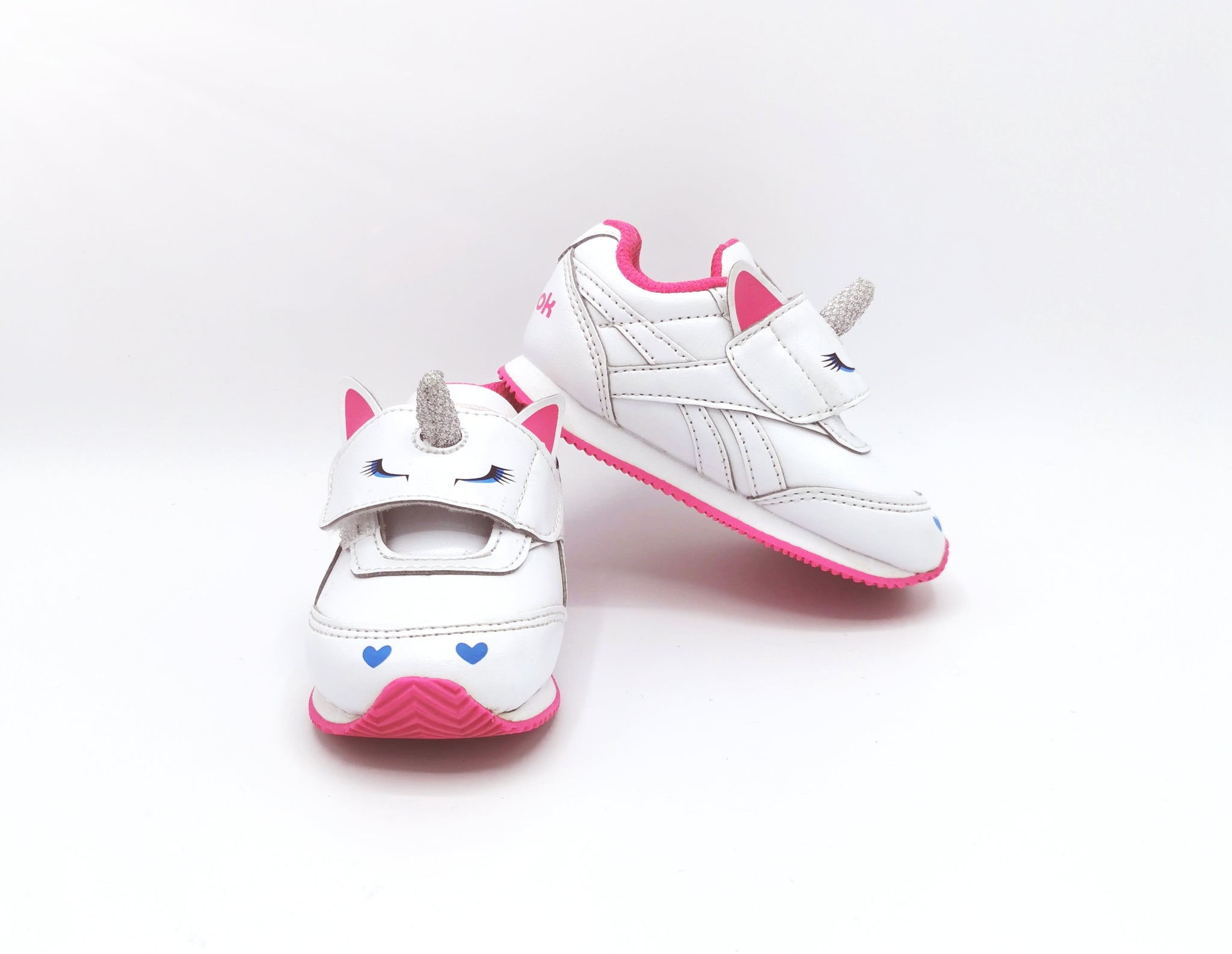 GIRL SIZE TODDLER REEBOK, Unicorn Running Shoes EUC B2 – Faith