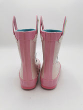 Load image into Gallery viewer, BABY GIRL SIZE 6 TODDLER - Unicorn Lined Rain Boots EUC - Faith and Love Thrift