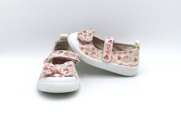 BABY GIRL SIZE 6 TODDLER - BLOWFISH Velcro Mary Jane Shoes EUC