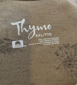 WOMENS PLUS SIZE XXL - THYME MATERNITY, SOFT T-SHIRT VGUC - Faith and Love Thrift