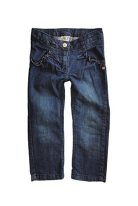GIRL SIZE 3X / 4 Years - KRICKETS, Beautiful Dark, Soft & Comfortable Jeans EUC - Faith and Love Thrift
