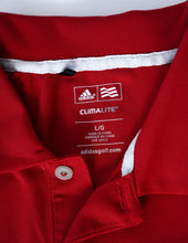 Load image into Gallery viewer, BOY SIZE LARGE (14/16) ADIDAS CLIMALITE Red Golf Shirt EUC - Faith and Love Thrift
