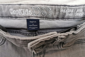 GIRL SIZE 8 YEARS - GAP Kids, Grey / Black Jegging 1969 EUC - Faith and Love Thrift