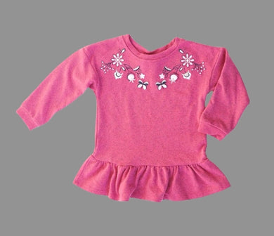 GIRL SIZE 3 YEARS - ROCOCO Knit Sweater EUC

Floral & butterfly embroidery designs

Long-sleeved, Pink, ruffle bottom. 

