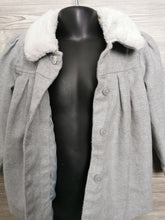 Load image into Gallery viewer, GIRL SIZE 2 YEARS - GYMBOREE, Light Grey Dress Coat EUC B28