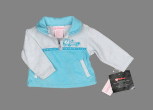 BABY GIRL SIZE 6/9 MONTHS - WILSON, Soft Fleece Pullover Hoodie NWT B28