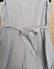 Load image into Gallery viewer, WOMENS SIZE XL - PAPILLON, Blue &amp; White Apron Dress NWT B53