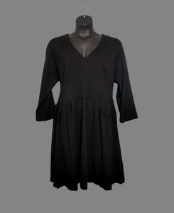 WOMENS PLUS SIZE 3X (22/24) - SPENCER & SHAW, Thick Black Dress, Stretchy NWT B52