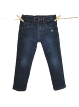 Load image into Gallery viewer, BOY SIZE 5 YEARS - ZARA Kids, Dark Blue Slim Fit Jeans EUC B48