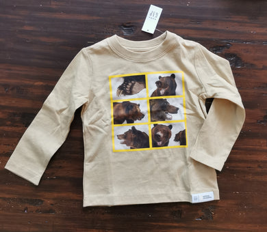 BOY SIZE 2 YEARS - Baby GAP, Graphic Cotton T-Shirt NWT B3