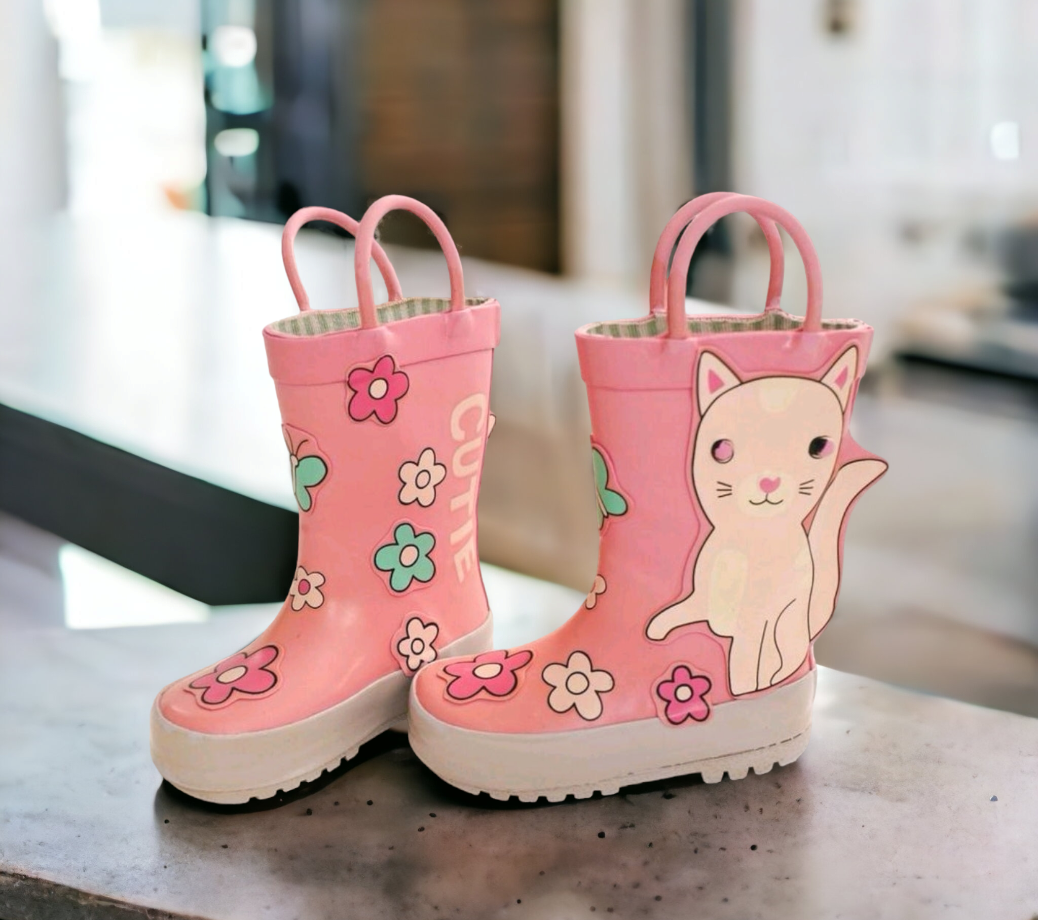 Baby girl rain boots size 5 sale