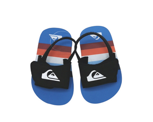 BABY BOY SIZE 3 TODDLER - QUIKSILVER Velcro & Ankle Strap Sandals NWOT B9