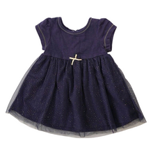 Load image into Gallery viewer, BABY GIRL SIZE 3/6 MONTHS - Navy Blue Tulle Dress NWOT B13