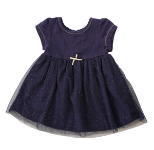 BABY GIRL SIZE 3/6 MONTHS - Navy Blue Tulle Dress NWOT B13