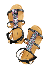 Load image into Gallery viewer, GIRL SIZE 12 YOUTH - GEORGE Bohemian Sandals EUC B12