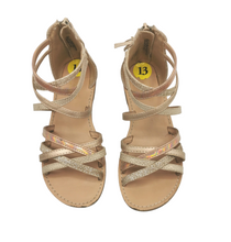Load image into Gallery viewer, GIRL SIZE 13 YOUTH - SEYCHELLES, Bohemian Gladiator Sandals VGUC B12