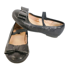 Load image into Gallery viewer, GIRL SIZE 9 TODDLER - CHILDREN&#39;S PLACE, Black Mary Jane Ballet Flats VGUC B13