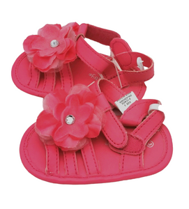 BABY GIRL SIZE 3 TODDLER - KOALA Baby, Soft Crib Sandals, Bright Pink, Floral NWT B13
