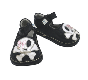 BABY GIRL SIZE 0/6 MONTHS - JACK & LILY, Velcro Leather Shoes VGUC B13