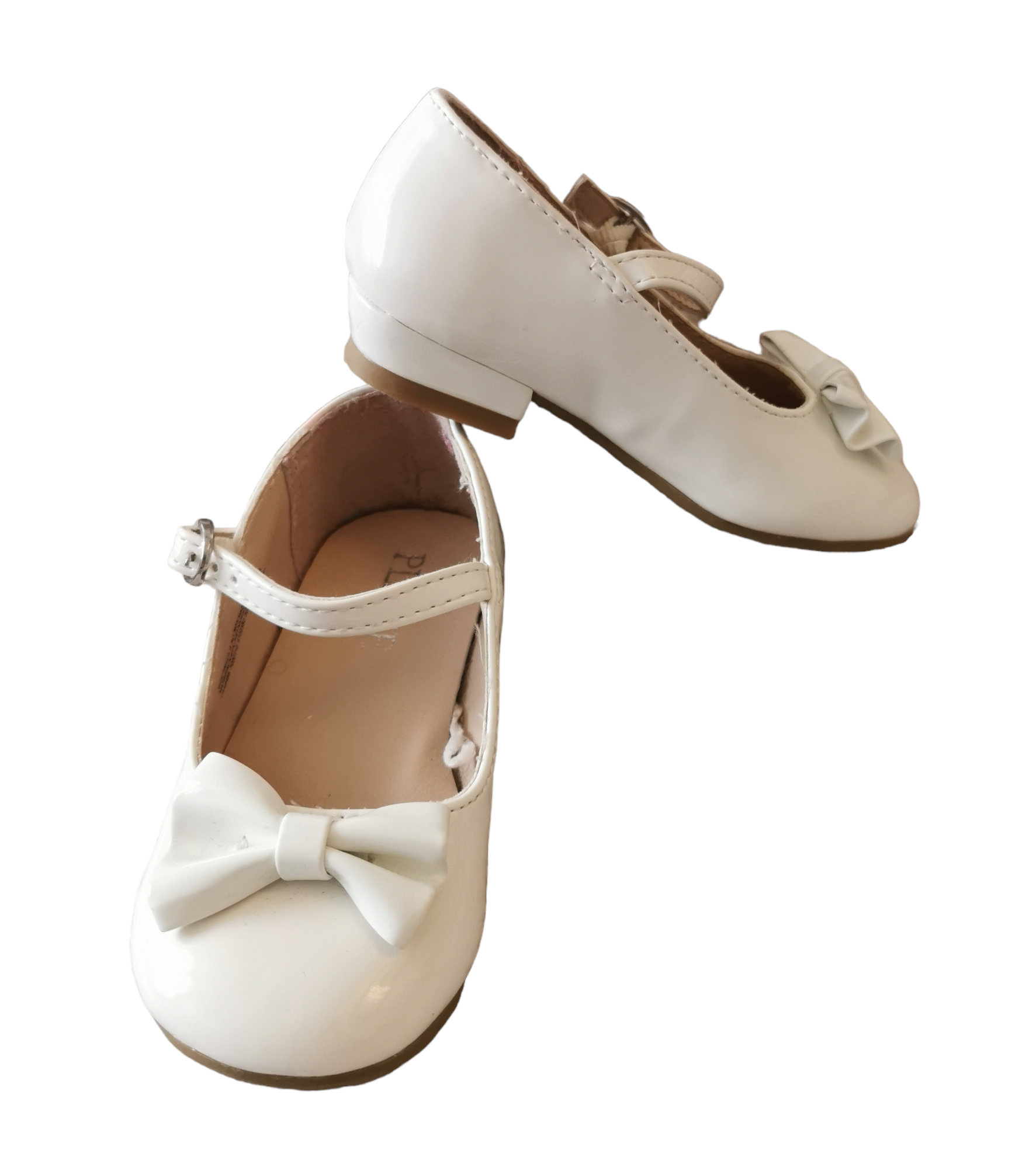 GIRL SIZE 6 TODDLER CHILDREN S PLACE White Dress Shoes VGUC B13