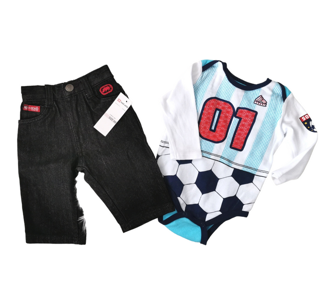 BABY BOY SIZE 6/9 MONTHS - ECKO & RBX, 2 Piece Mix N Match Outfit NWT / NWOT B14