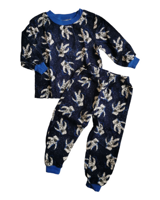 BOY SIZE 2 YEARS - GEORGE, 2 Piece Flannel Pajama Set EUC B14