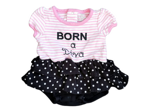 BABY GIRL SIZE 3 MONTHS - KOALA Baby, Graphic Onesie, Ruffled Dress EUC B47