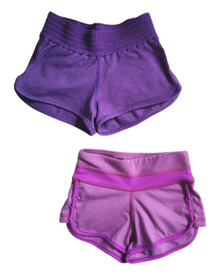 GIRL SIZE 3 (8/10 YEARS) - TRIPLE FLIP, 2 Pack Athletic Shorts VGUC B16 