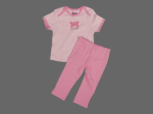 BABY GIRL SIZE 3/6 MONTHS - BABY GEAR, Matching 2 Piece Outfit EUC B16