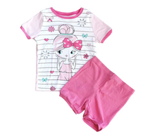 Load image into Gallery viewer, GIRL SIZE 3 YEARS - KIRKLAND, 2 Piece Matching Summer Outfit GUC B25
