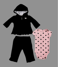 Load image into Gallery viewer, BABY GIRL SIZE 3 MONTHS - CARTER&#39;S, 3 Piece Matching Outfit EUC B25