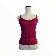 Load image into Gallery viewer, WOMENS SIZE SMALL - NIGHT OWL, Bohemian Style Tank Top, Wine Colour NWT B27