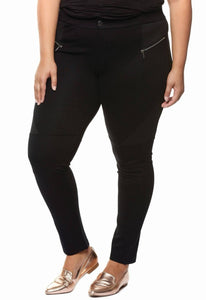 WOMENS PLUS SIZE 22 - DEX, Black Skinny Coated Pant NWT - Faith and Love Thrift