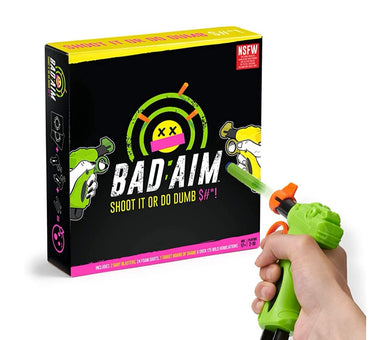 BAD AIM - Table Party Game 17+ (2-10 PLAYERS) NEW - Faith and Love Thrift