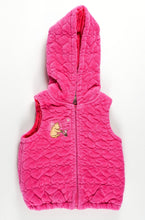 Load image into Gallery viewer, BABY GIRL SIZE 6/12 MONTHS - DISNEY, Pink Hooded Vest EUC - Faith and Love Thrift