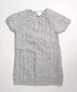 BABY GIRL SIZE 9/12 MONTHS - H&M Soft Wool Blend Cable Knit Dress EUC - Faith and Love Thrift