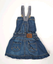 Load image into Gallery viewer, GIRL SIZE 2 YEARS - MEXX Soft Denim Overall Dress EUC - Faith and Love Thrift