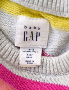 BABY GIRL SIZE 6/12 MONTHS - BabyGAP Soft Knit Romper EUC - Faith and Love Thrift