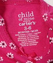 Load image into Gallery viewer, BABY GIRL SIZE 3/6 MONTHS - CARTER&#39;S &amp; GEORGE, 2 Piece Mix N Match Outfit EUC B15