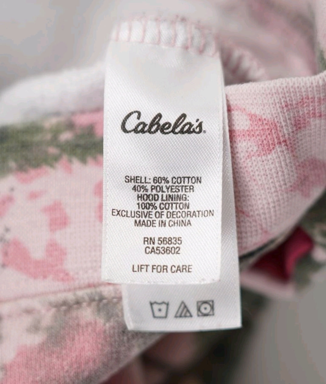 Cabela's baby girl clothes store